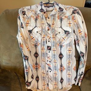Men’s rock and roll snap shirt